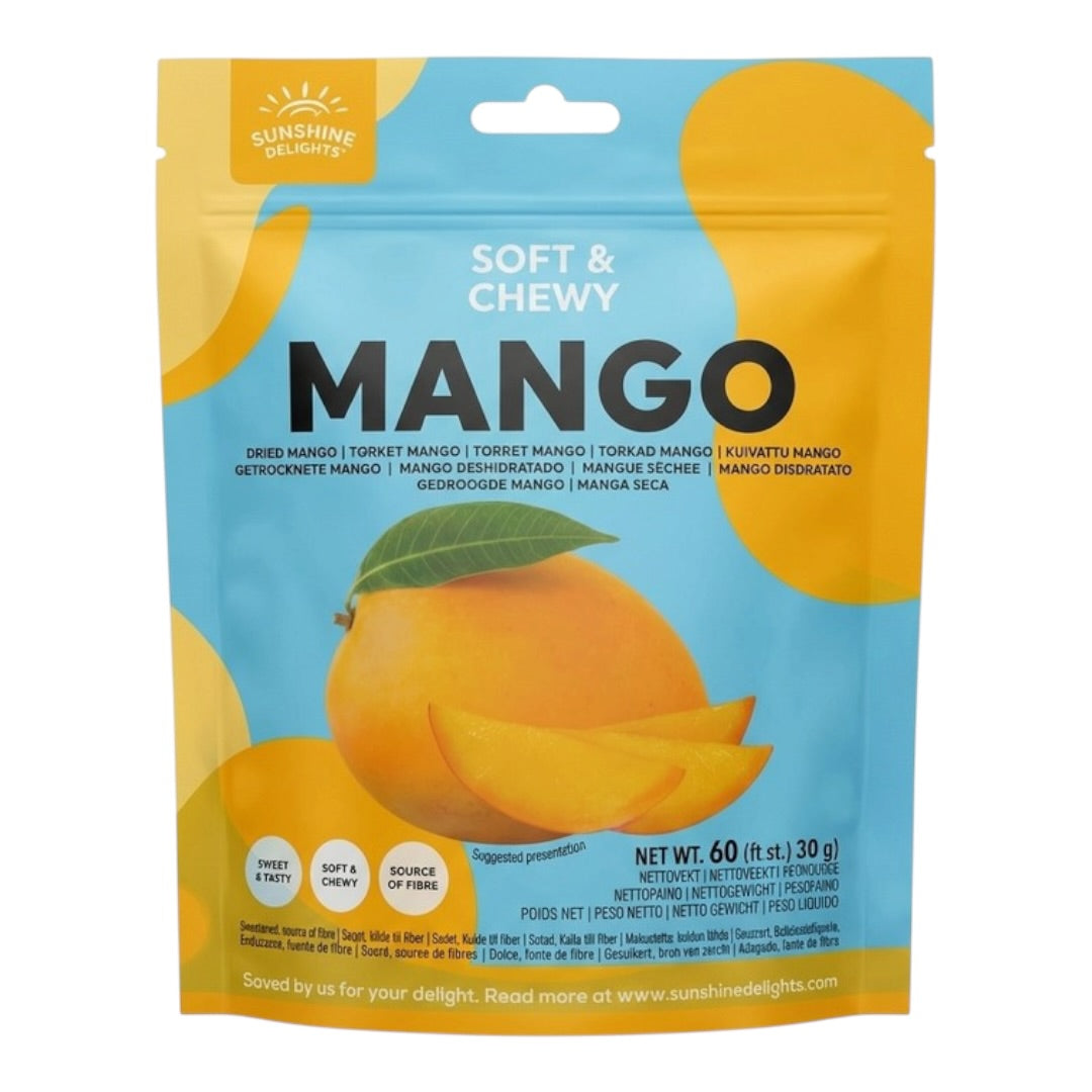 Sunshine Delights Soft &amp; Chewy Dried Mango 30g