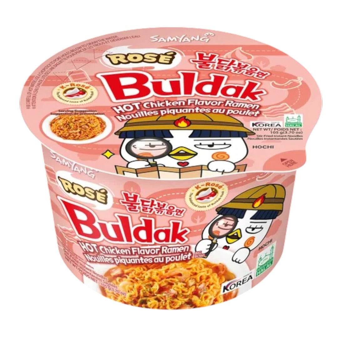 Samyang Buldak Rosé Hot Chicken Flavour Ramen Big Bowl 105g