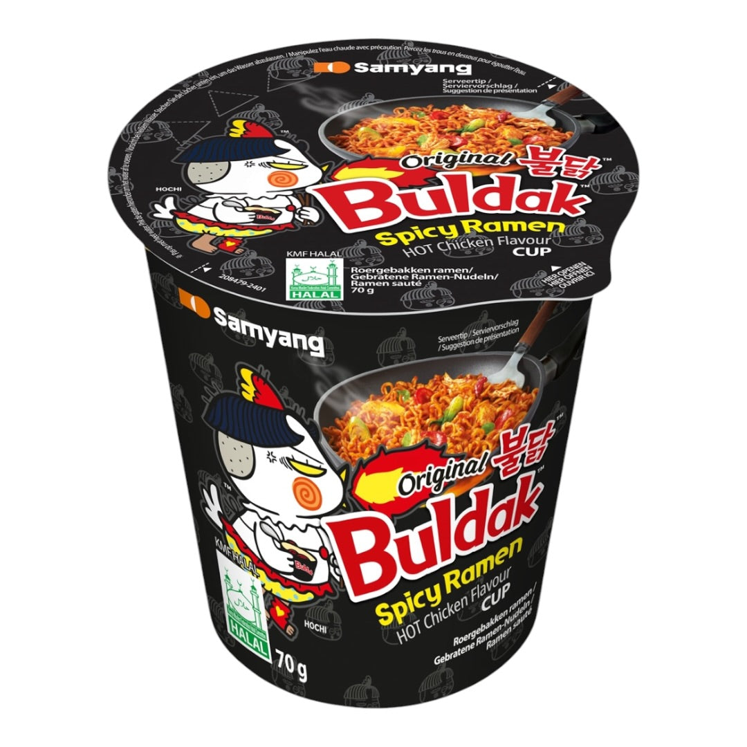 Samyang Buldak Original Spicy Ramen Hot Chicken Flavour Cup 70g