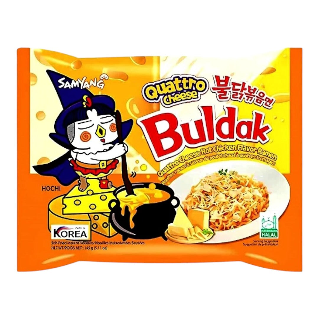 Samyang Buldak Quattro Cheese Hot Chicken Flavour Ramen 145g