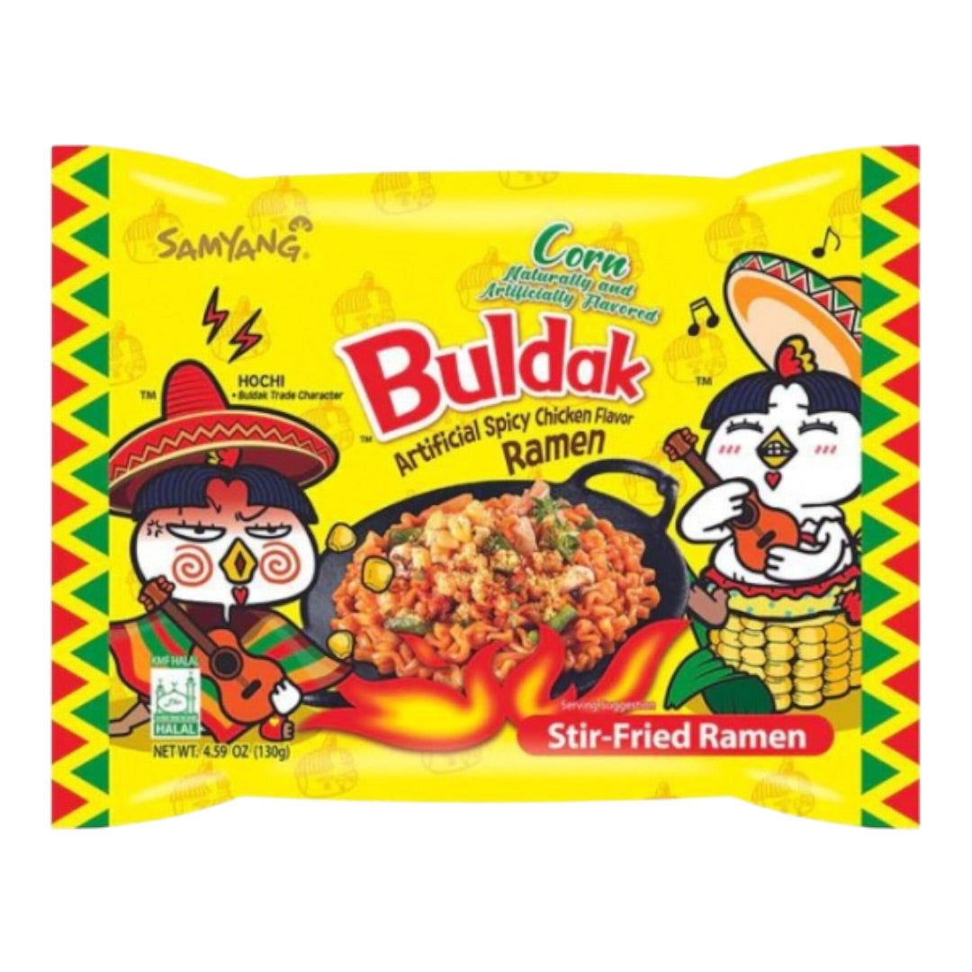 Samyang Buldak Corn Hot Chicken Flavour Ramen 130g