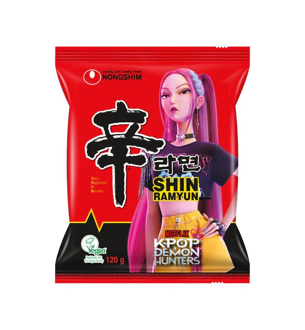 Nongshim Shin Ramyun Netflix K-Pop Demon Hunters Limited Edition Spicy Noodle 120g