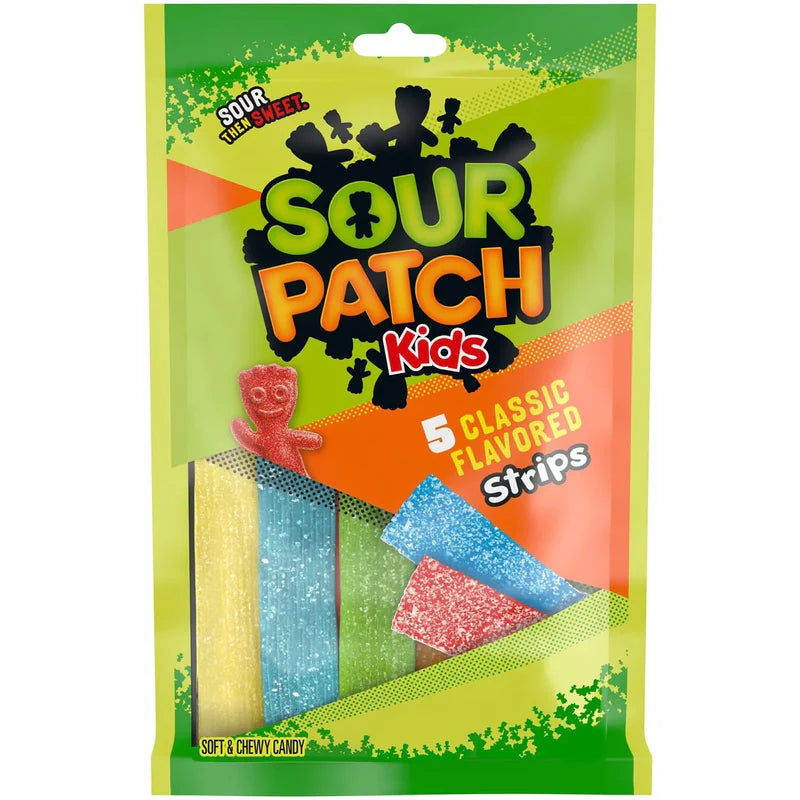 Sour Patch Kids 5 Classic Flavoured Strips 130g