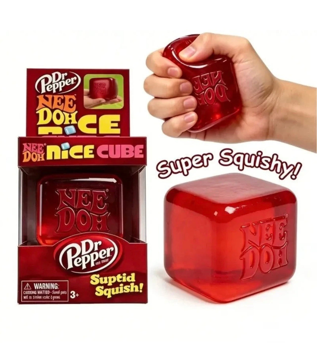 Dr Pepper Nee Doh Nice Cube – Super Squishy Stress Toy