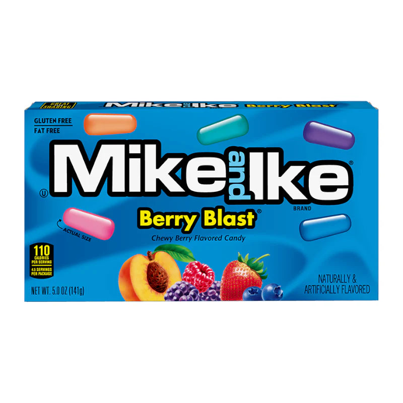 Mike and Ike Berry Blast Chewy Candy 141g