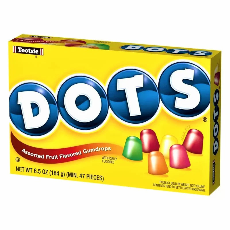 Tootsie Dots Assorted Fruit Flavoured Gumdrops 184g