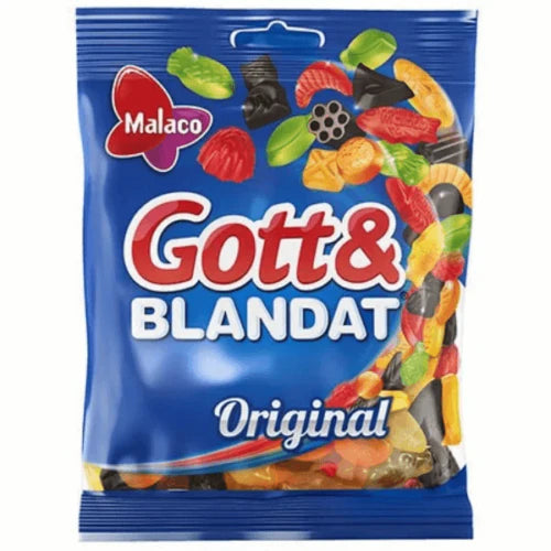 Malaco Gott &amp; Blandat Original – 160g (Sweden)