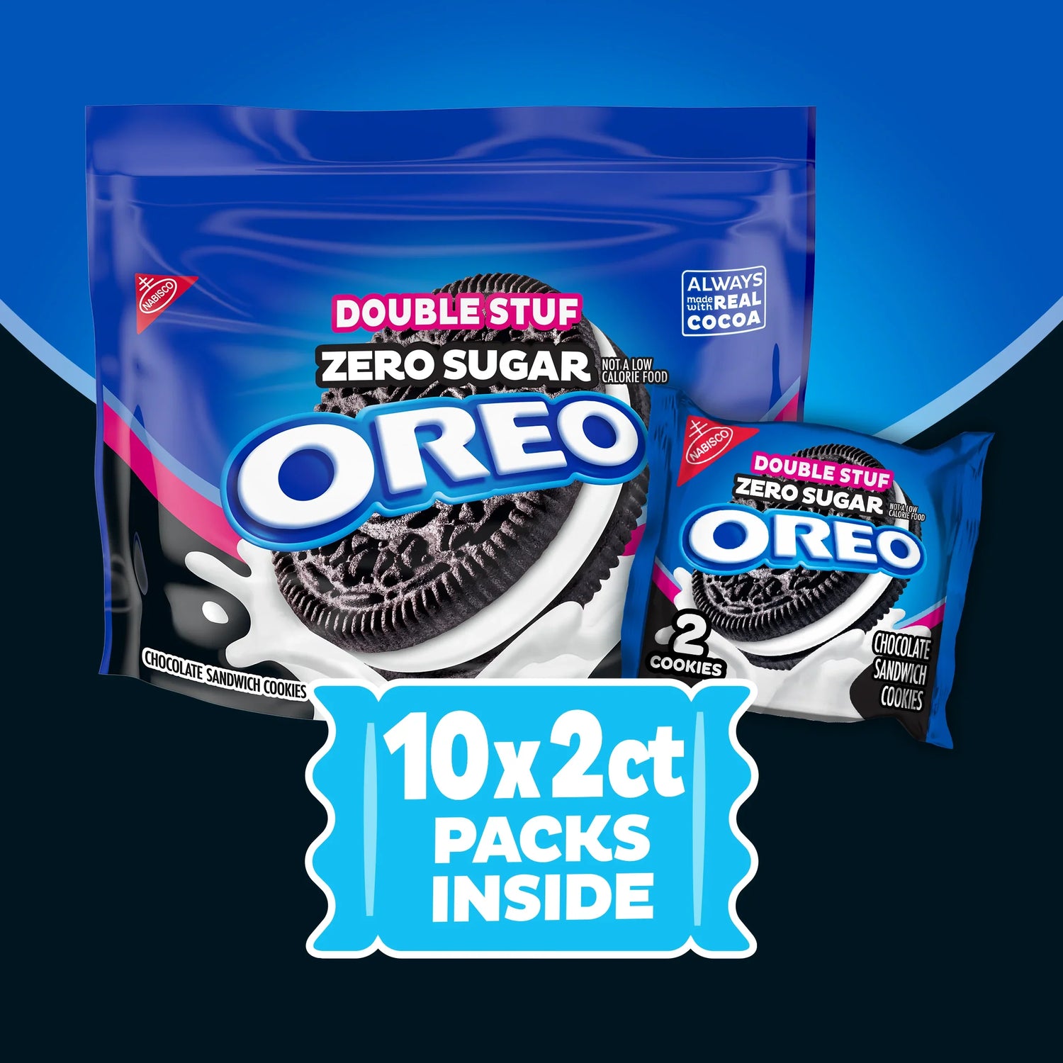 Oreo Double Stuf Zero Sugar 290g