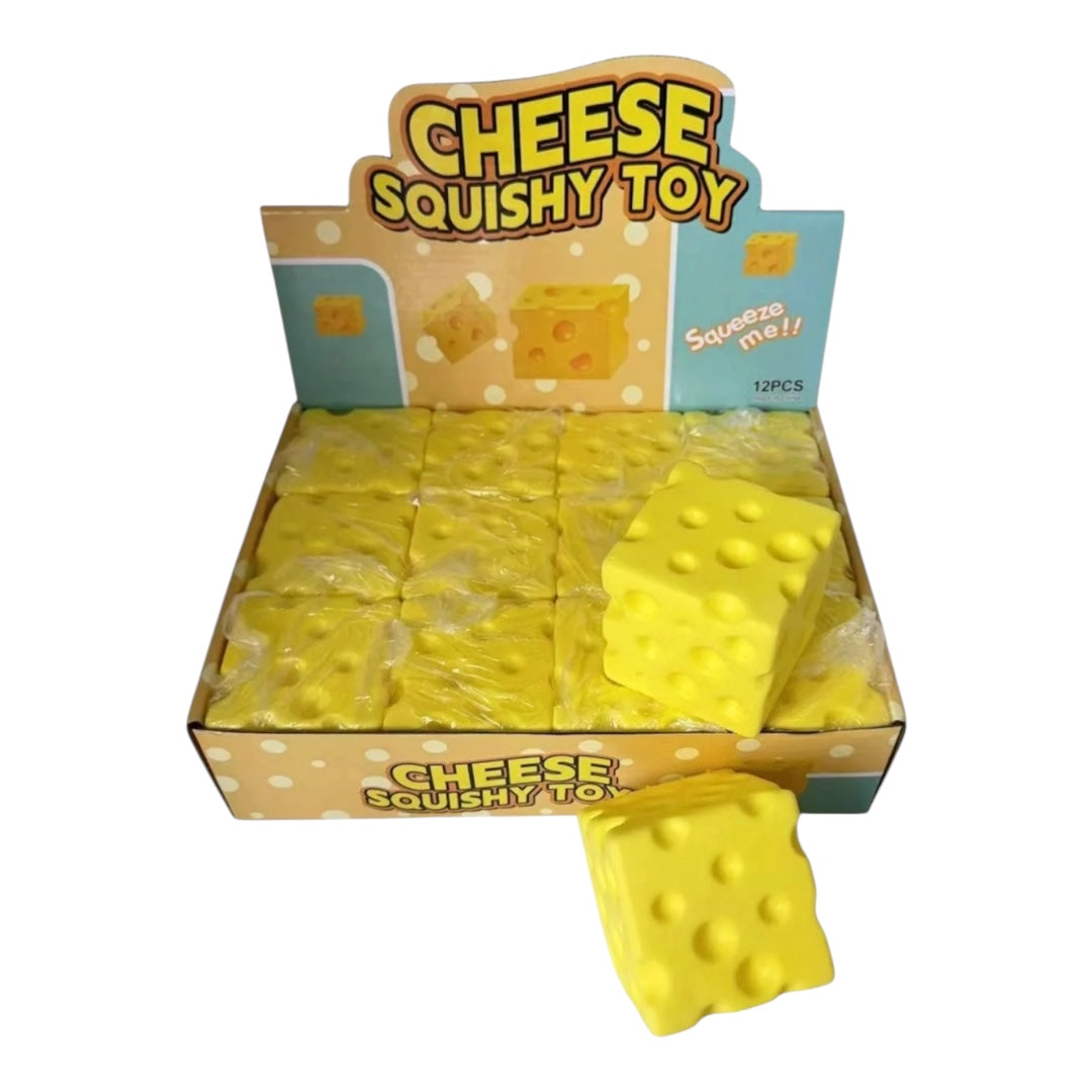 Cheese Squishy Toy 12 Pack