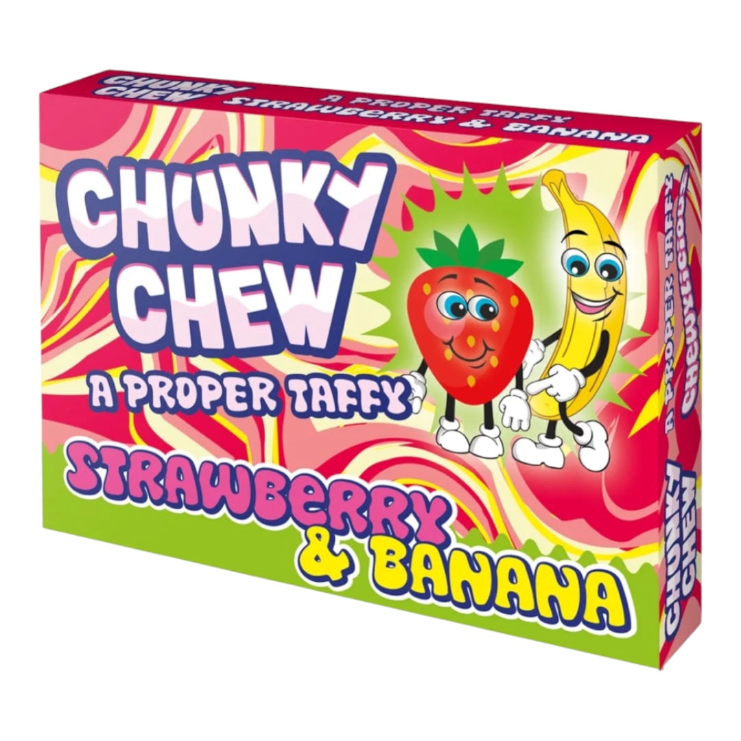 Chunky Chew Strawberry &amp; Banana Taffy