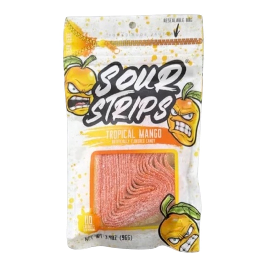 Sour Strips Tropical Mango Candy 96g