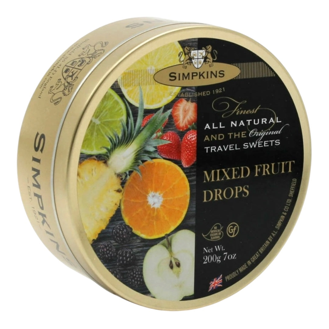Simpkins Mixed Fruit Drops Travel Sweets 200g