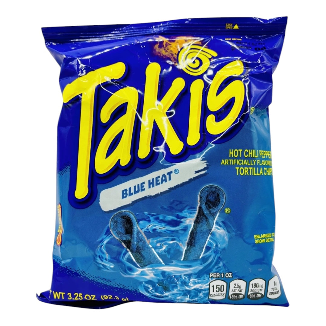 Takis Blue Heat Hot Chilli Pepper Rolled Tortilla Chips 92.3g