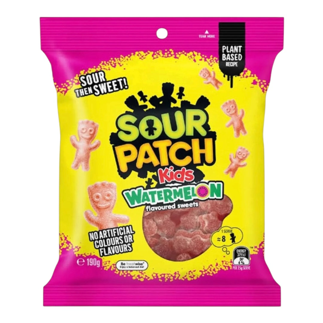 Sour Patch Kids Watermelon Flavoured Sweets Plant Based 190g