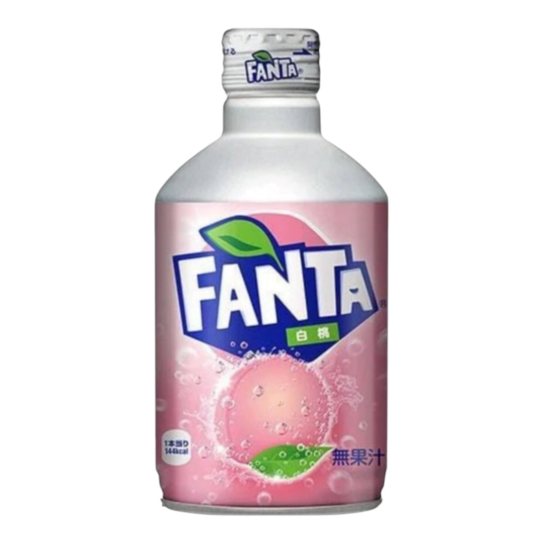 Fanta White Peach Flavoured Soda (Japanese Edition) - 300ml