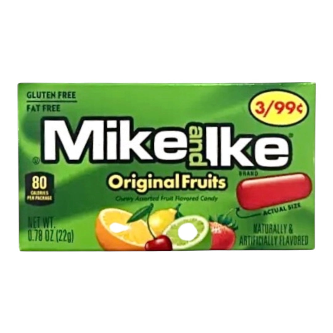 Mike and Ike Original Fruits Chewy Candy 22g