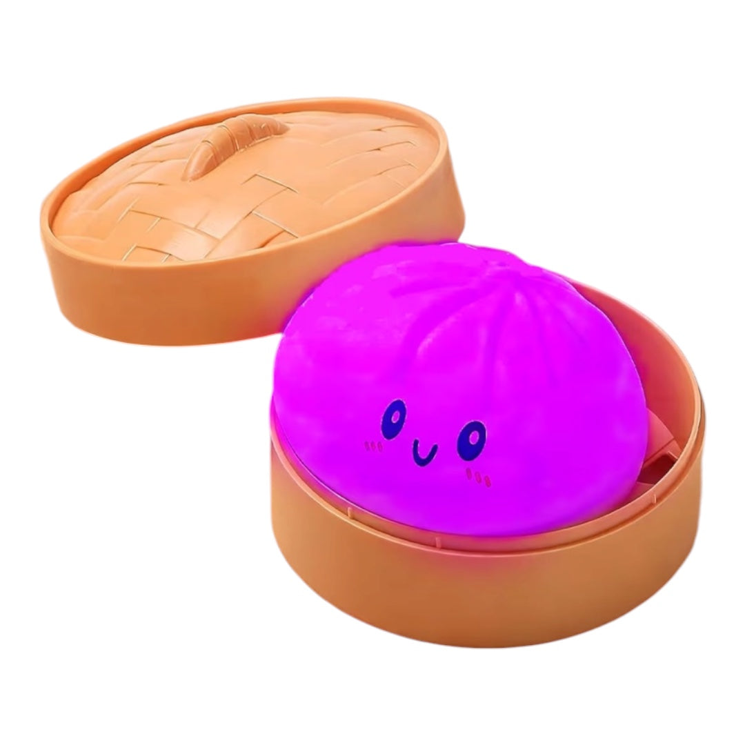 Dimsum Bao Night Light – Glowing Dumpling Lamp (15cm)