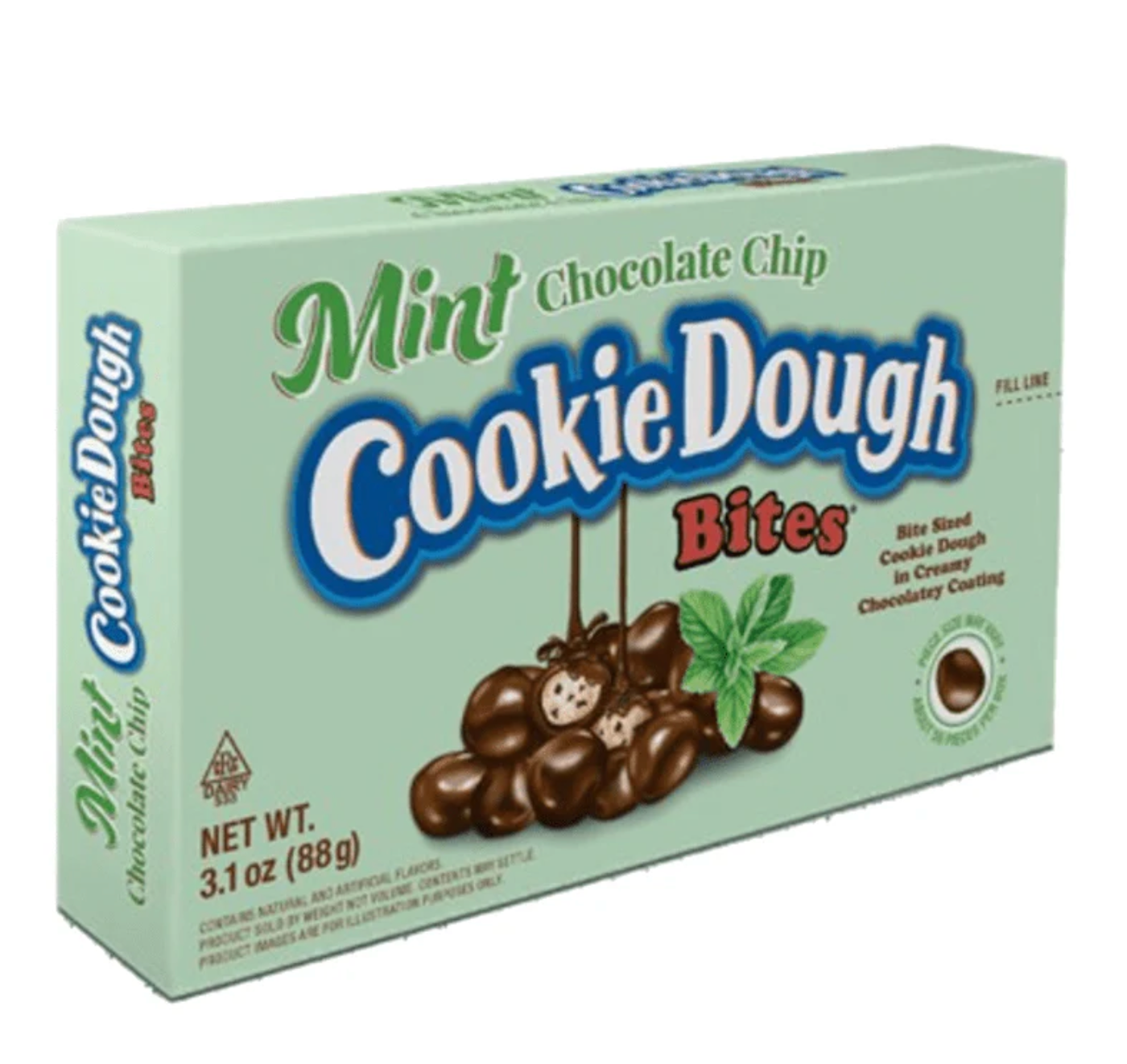 COOKIE DOUGH BITES MINT CHOCOLATE CHIP 88G