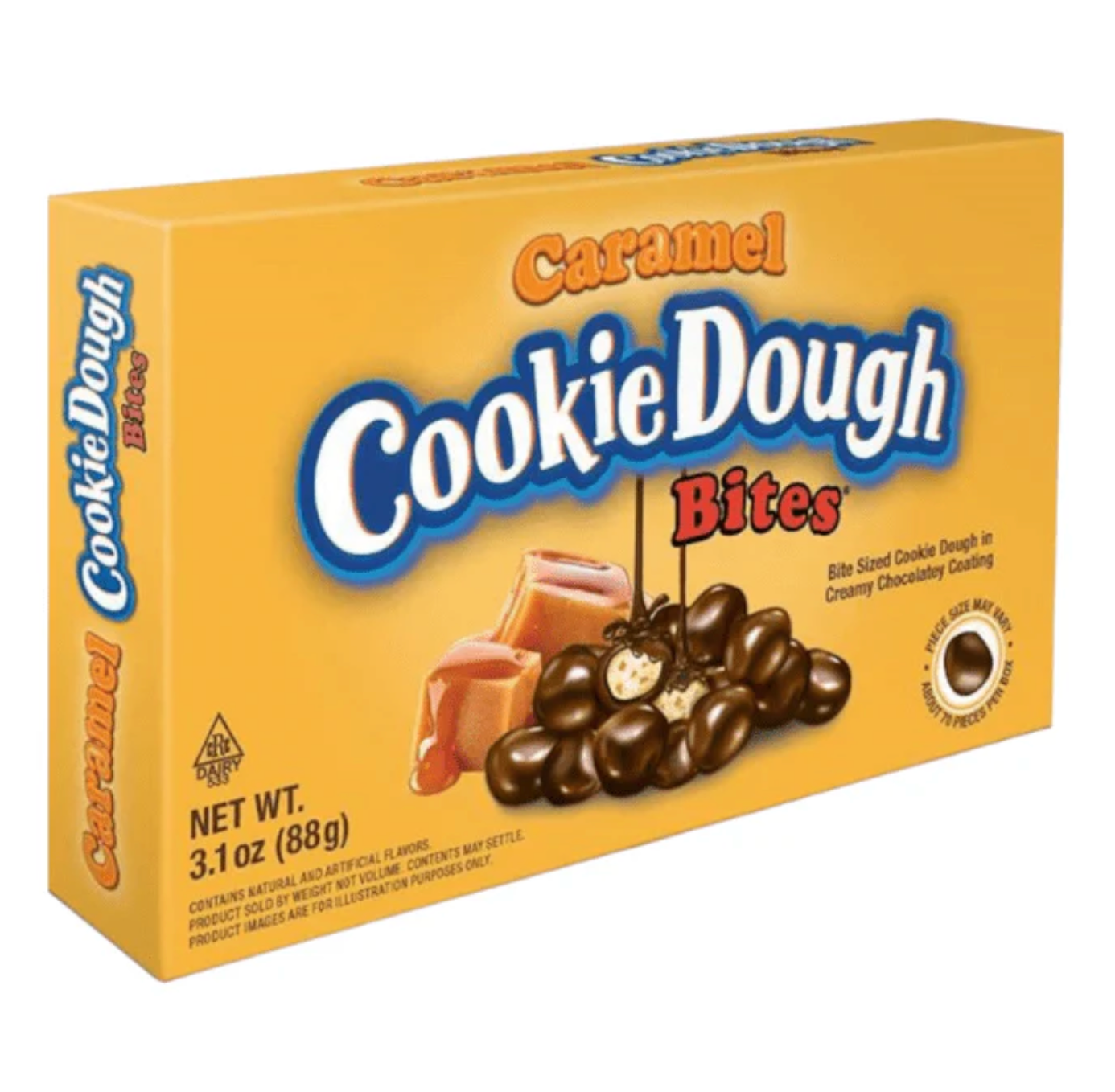 COOKIE DOUGH BITES CARAMEL 88G
