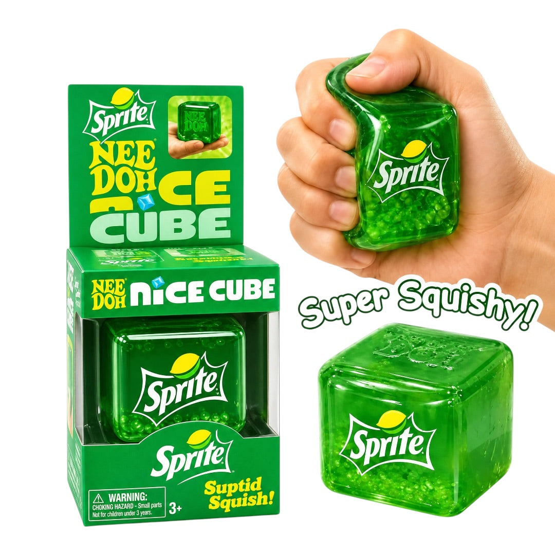 Sprite Nee Doh Nice Cube Squishy Stress Ball Toy