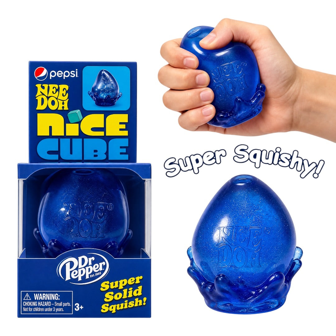 Dr Pepper Nee Doh Nice Cube Squishy Stress Ball Toy
