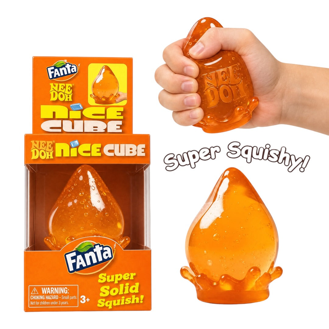 Fanta Nee Doh Nice Cube Squishy Stress Ball Toy