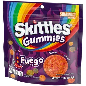 Skittles Fuego Gummies Share Size 340g
