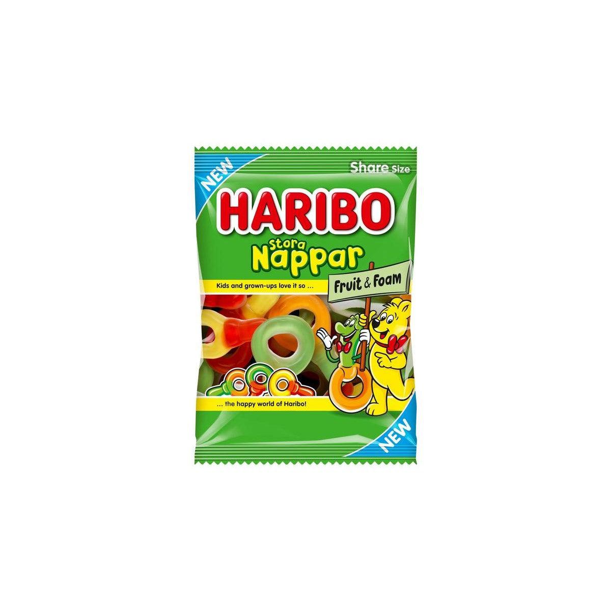 Haribo Big Pacifiers Fruit and Foam (Sweden) 170g