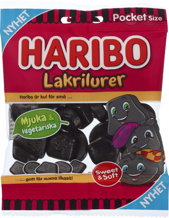 Haribo Lakrilurer (Sweden) 80g