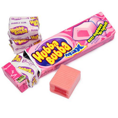Hubba Bubba Max Strawberry  5 Piece Gum 40g