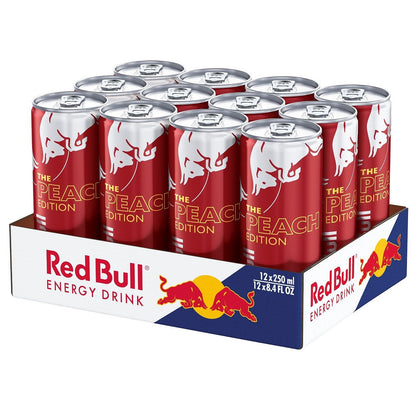 Red Bull Peach Edition (Sweden) 12 x 250ml | Candy Mail UK