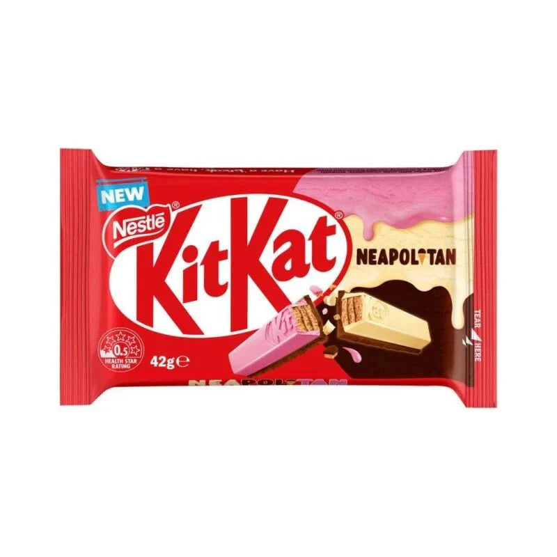 Kit Kat Neapolitan (Australia) 42g  BEST BEFORE FEBUARY/ MARCH 2026
