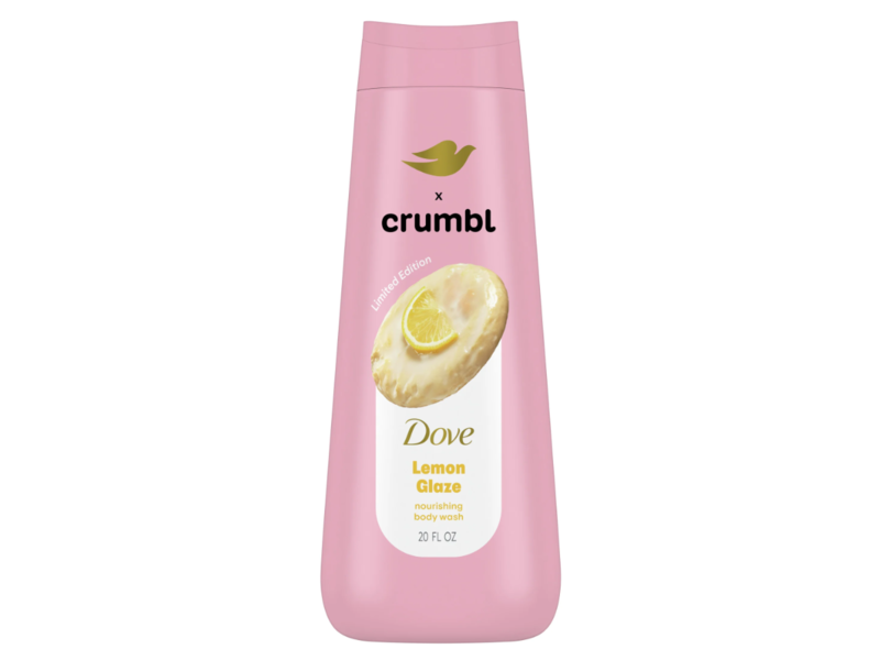 Dove x Crumbl Nourishing Body Wash, Lemon Glaze, 20 fl oz (Pre-Order)