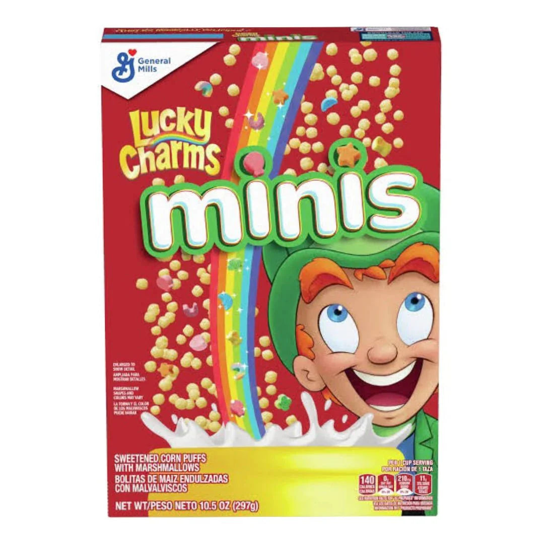 Lucky Charms Minis (Canada) 297g best before  November 2025)