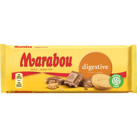 Marabou Digestive Chocolate Block (Sweden) 100g