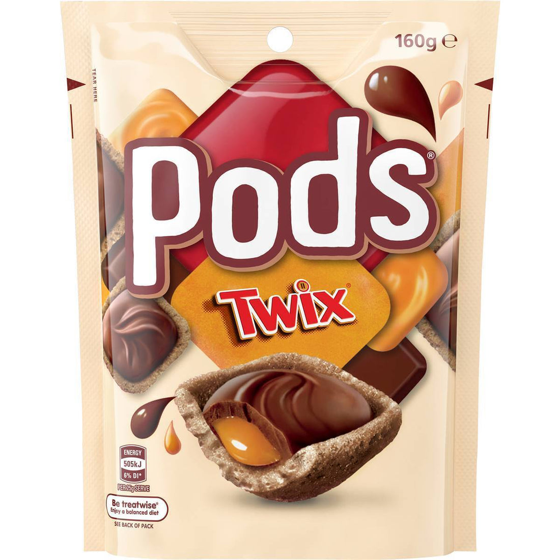 Twix Pods (Australia) 160g