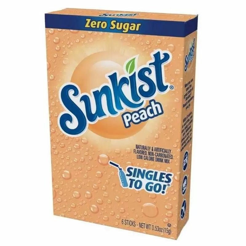 Sunkist Peach Zero Sugar Singles to Go 15g