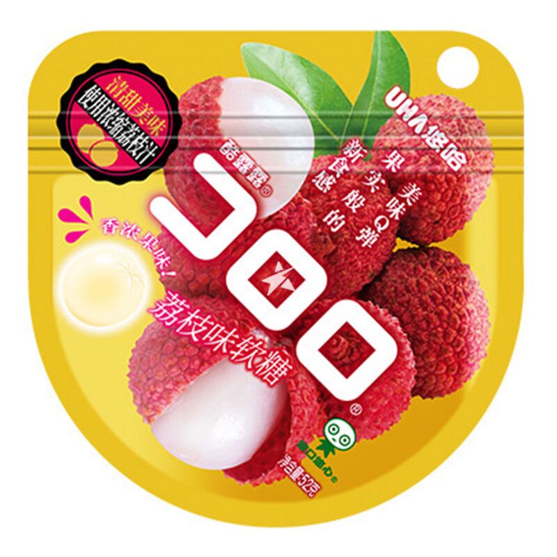 Uha Kororo Lychee Flavoured Gummy 52g