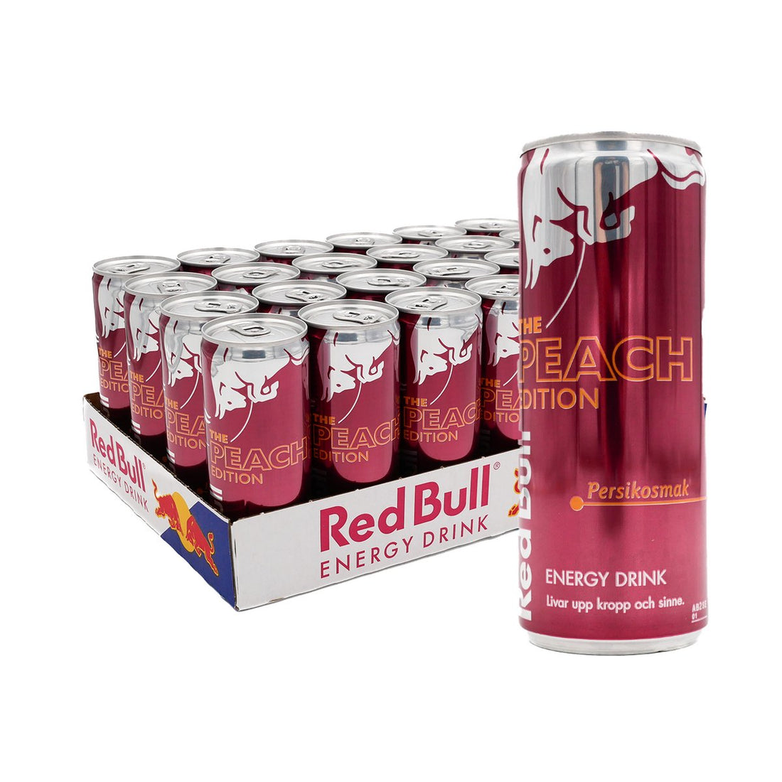 Wholesale Case Red Bull Peach Edition (Sweden) 24 x 250ml | Candy Mail UK