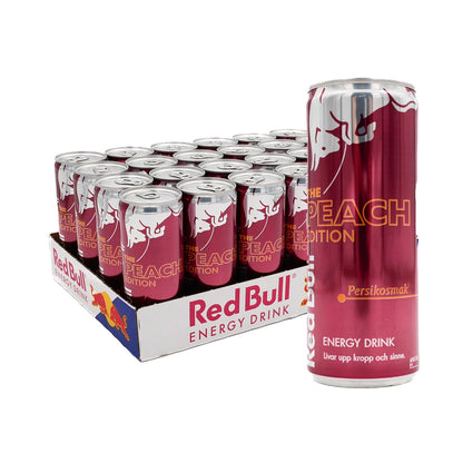 Wholesale Case Red Bull Peach Edition (Sweden) 24 x 250ml | Candy Mail UK